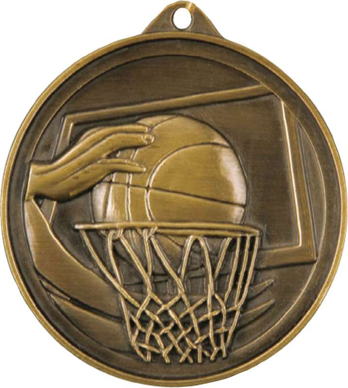 Basketball Sculptured Gold