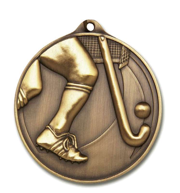 Hockey Sculptured Gold