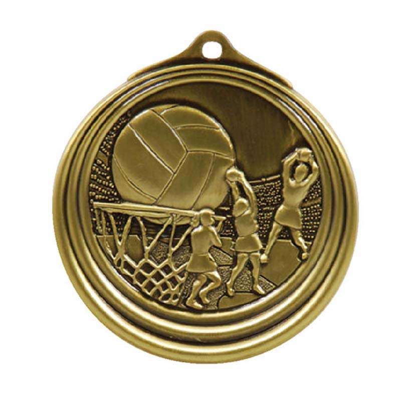 Netball Sculptured Gold**