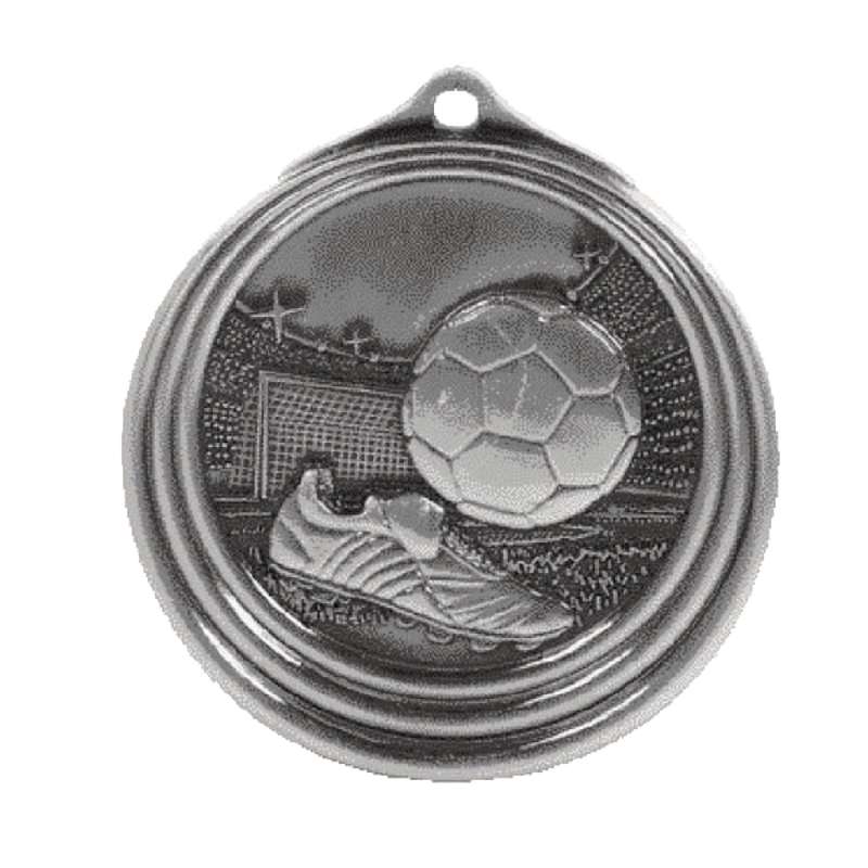 Soccer Sculptured Silver**