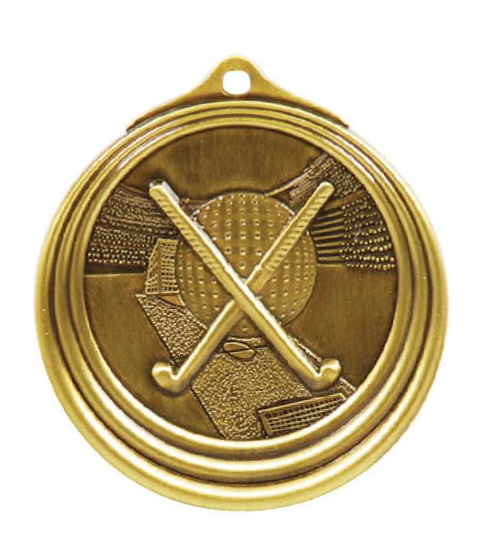 Hockey Sculptured Gold**