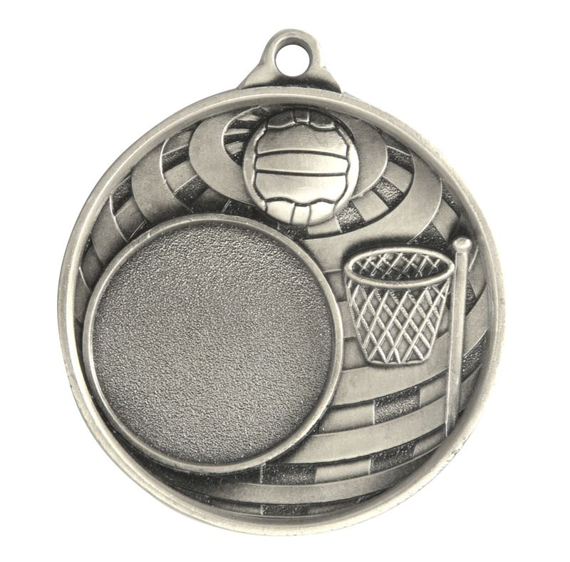 Global Medal -Netball + 25mm insert