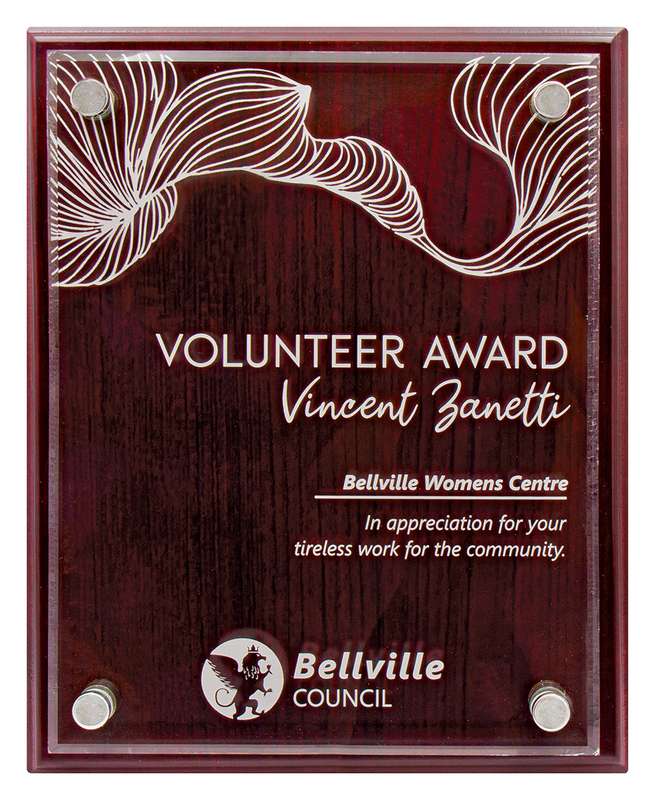 Value Plaque with Acrylic