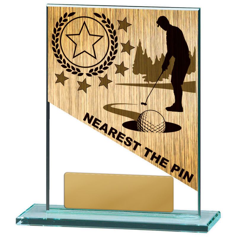 Golf Glass Trophy 130mm