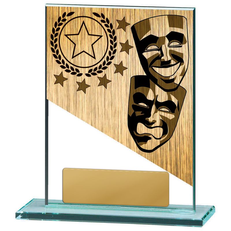 Academic/School/Education Glass Trophy 130mm