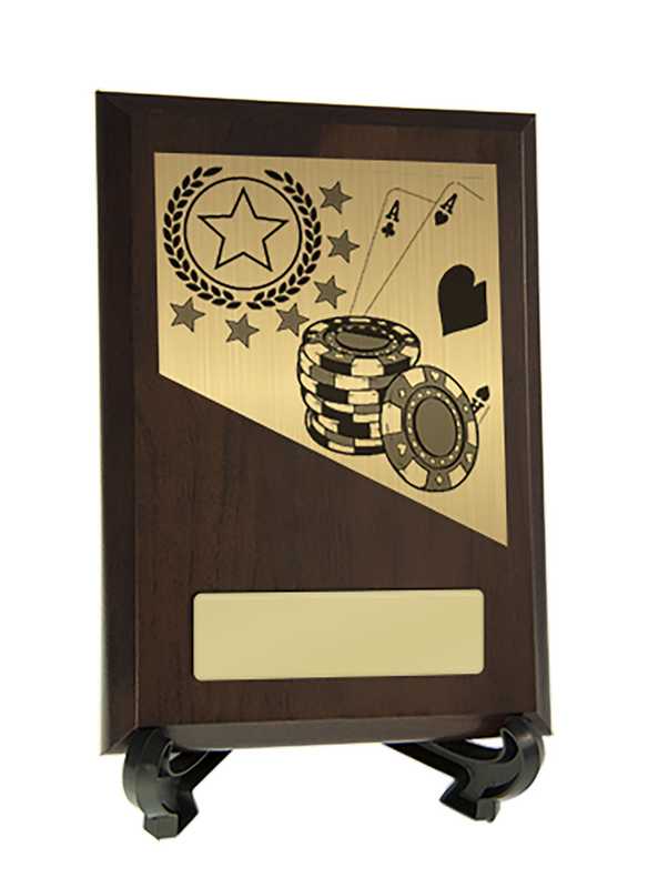 Plaque with Poker Trim