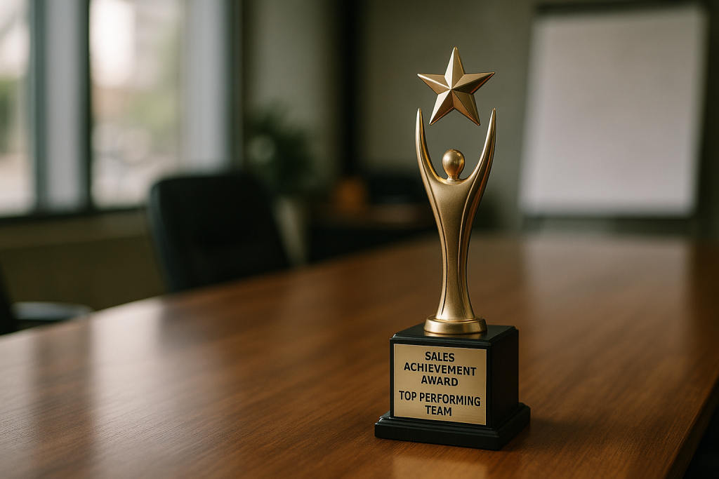 Sales Achievement Awards: Trophies for Top Performing Teams at West Ryde Trophies